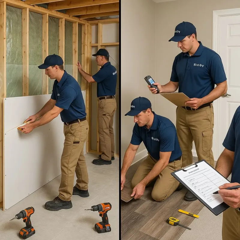 Repairs and Reconstruction process in West Liberty, WV