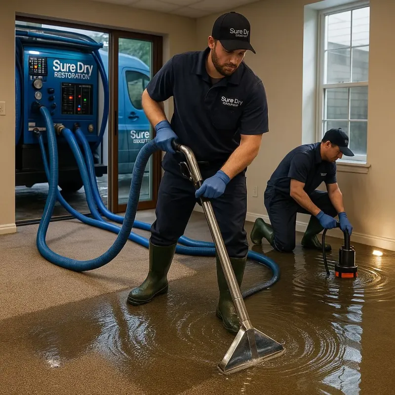 Water Extraction and Removal process in West Liberty, WV